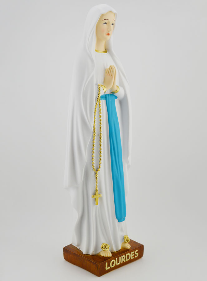 Estatua religiosa de Nuestra Señora de Lourdes - 30 cm (pic 3)
