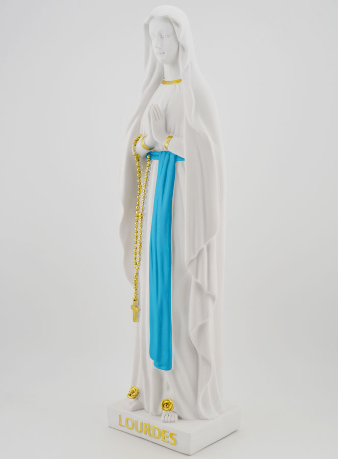 Estatua religiosa de Nuestra Señora de Lourdes - 30 cm (pic 2)