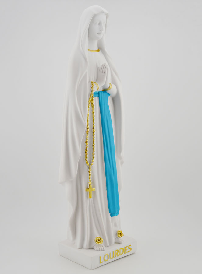 Estatua religiosa de Nuestra Señora de Lourdes - 30 cm (pic 3)