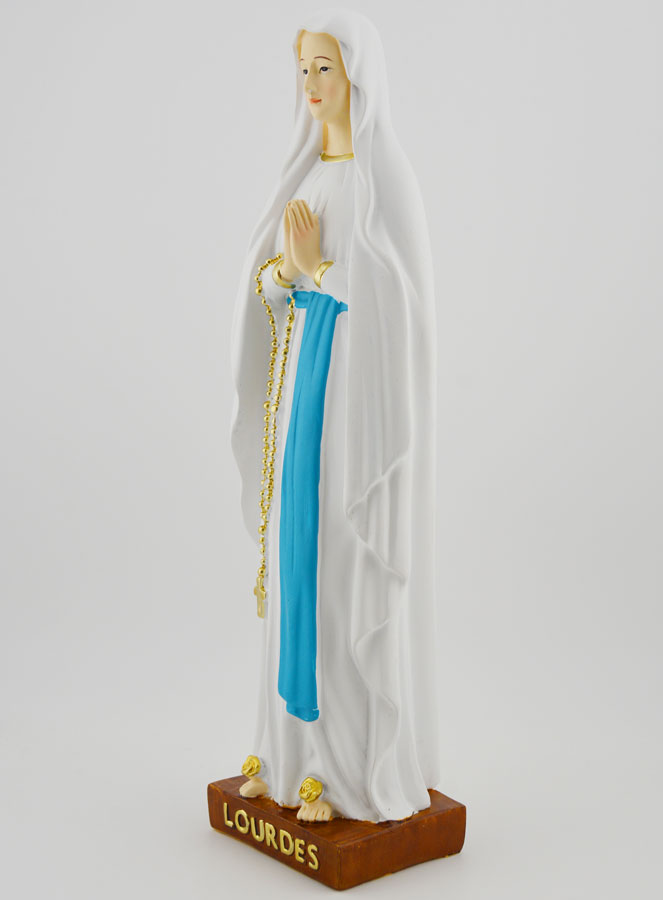 Estatua religiosa de Nuestra Señora de Lourdes - 25 cm (pic 2)