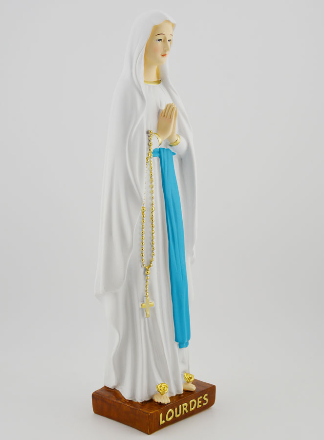 Estatua religiosa de Nuestra Señora de Lourdes - 25 cm (pic 3)
