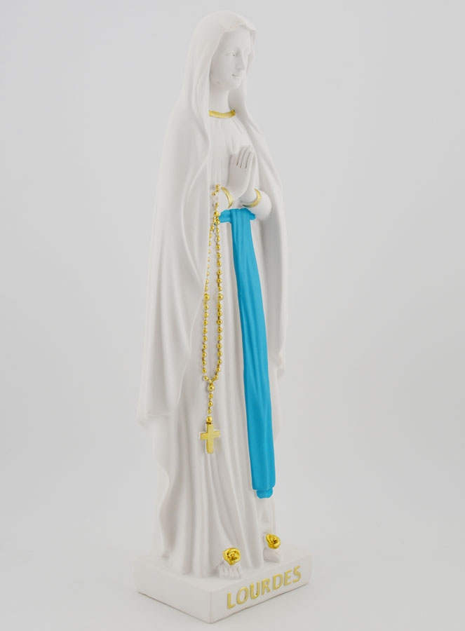 Estatua religiosa de Nuestra Señora de Lourdes - 25 cm (pic 3)