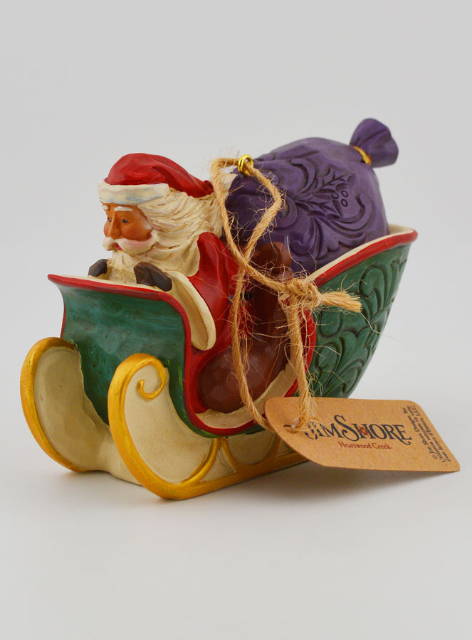 Adorno colgante Trineo de Papá Noel - Jim Shore (pic 3)