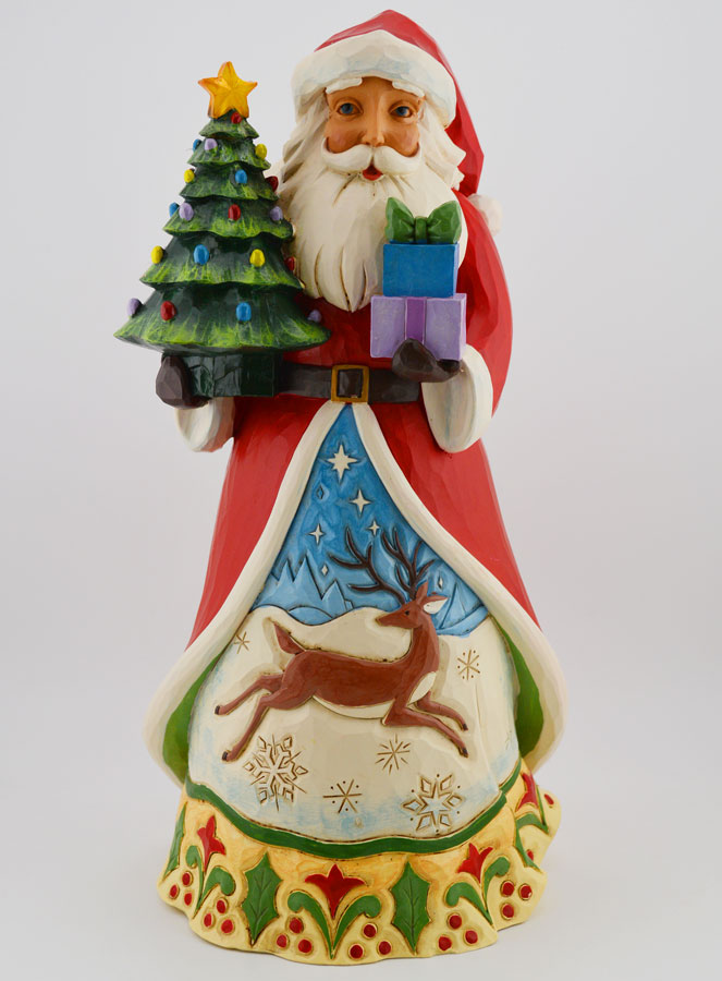 Figura de Papá Noel Iluminada - Jim Shore (pic 1)