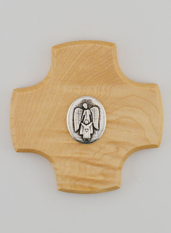 Cruz de Madera de Arce - Ángel de la Guarda (pic 1)