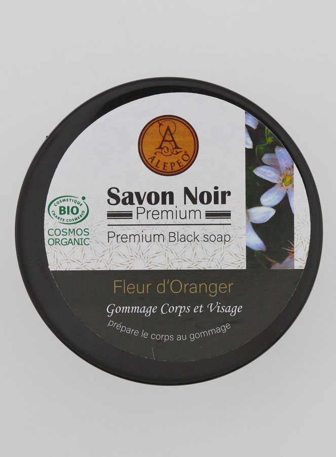 Jabón Negro Orgánico Premium de Azahar - 250 g (pic 4)