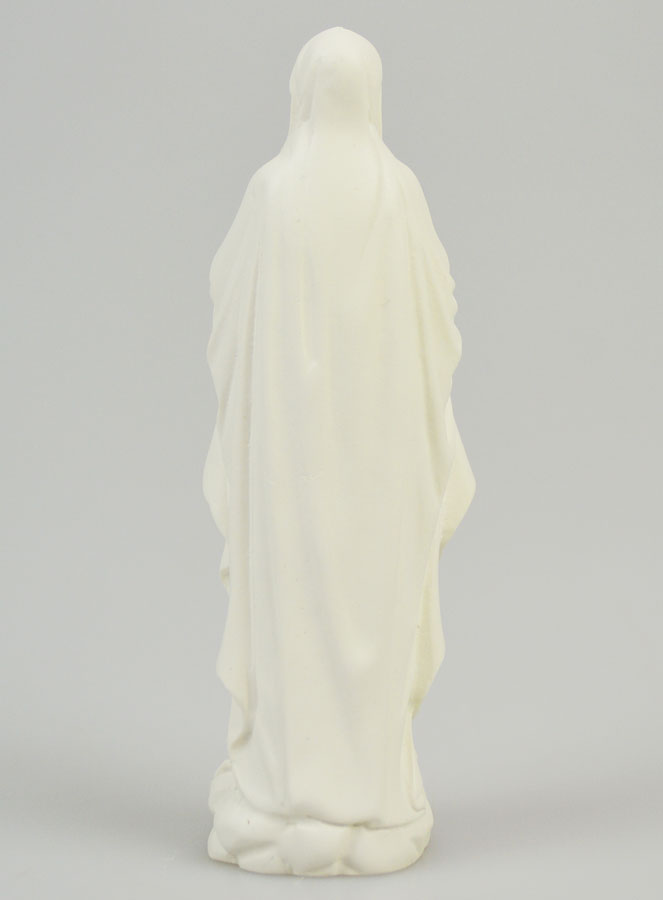 Estatua de Nuestra Señora de Lourdes en resina fosforescente - 12 cm (pic 4)