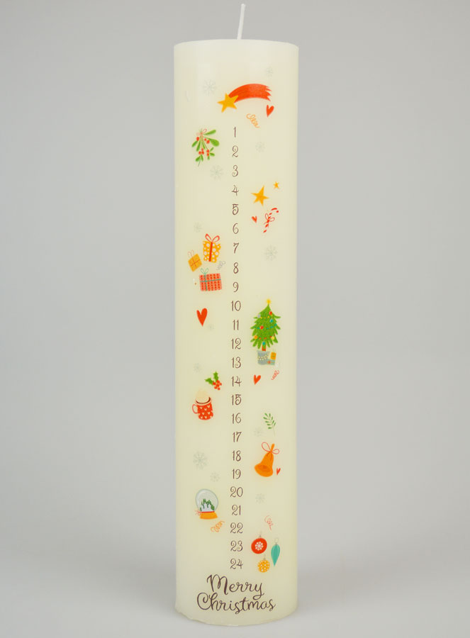 Vela de Adviento Tradicional - 25 cm (pic 1)