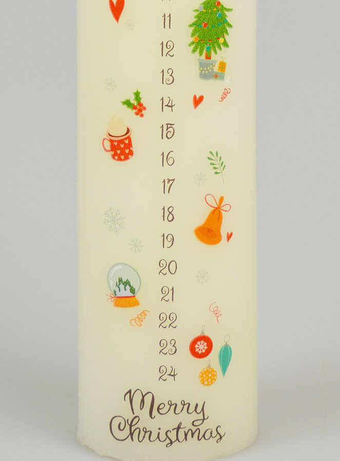Vela de Adviento Tradicional - 25 cm (pic 3)