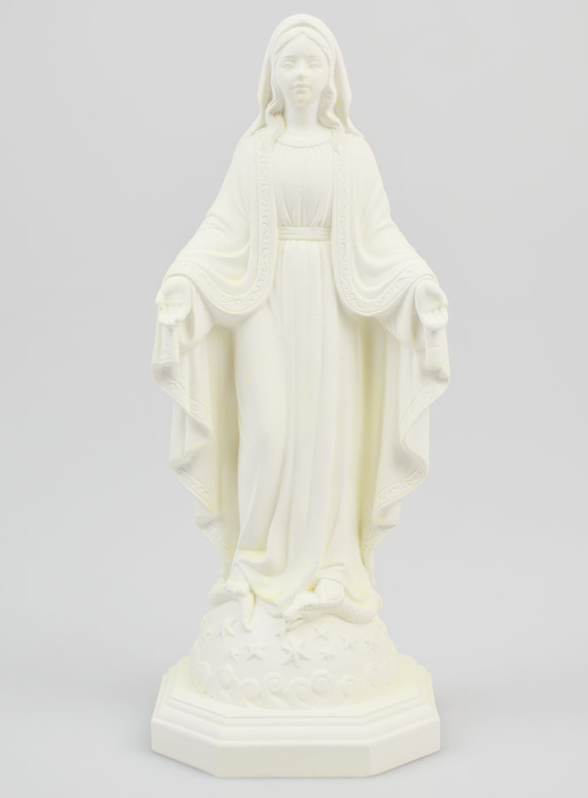 Estatua de la Virgen Milagrosa Fosforescente - 20 cm (pic 1)