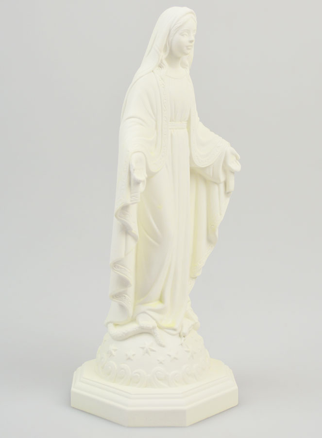 Estatua de la Virgen Milagrosa Fosforescente - 20 cm (pic 3)