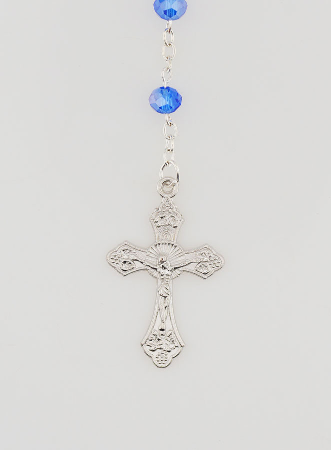 Rosario de la Medalla Milagrosa Abatible - Azul (pic 3)