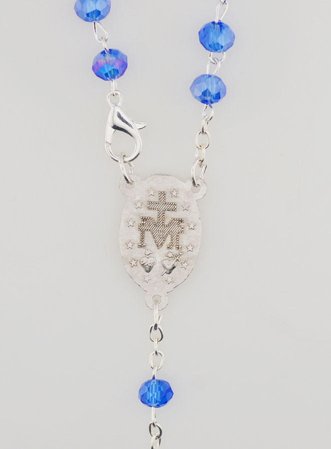Rosario de la Medalla Milagrosa Abatible - Azul (pic 4)