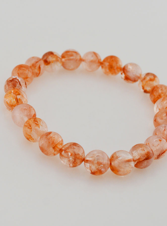 Pulsera en Piedra Natural Cuarzo Hematoide A - 8 mm (pic 3)