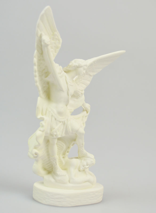 Estatua de San Miguel Arcángel en resina fosforescente - 12 cm (pic 3)