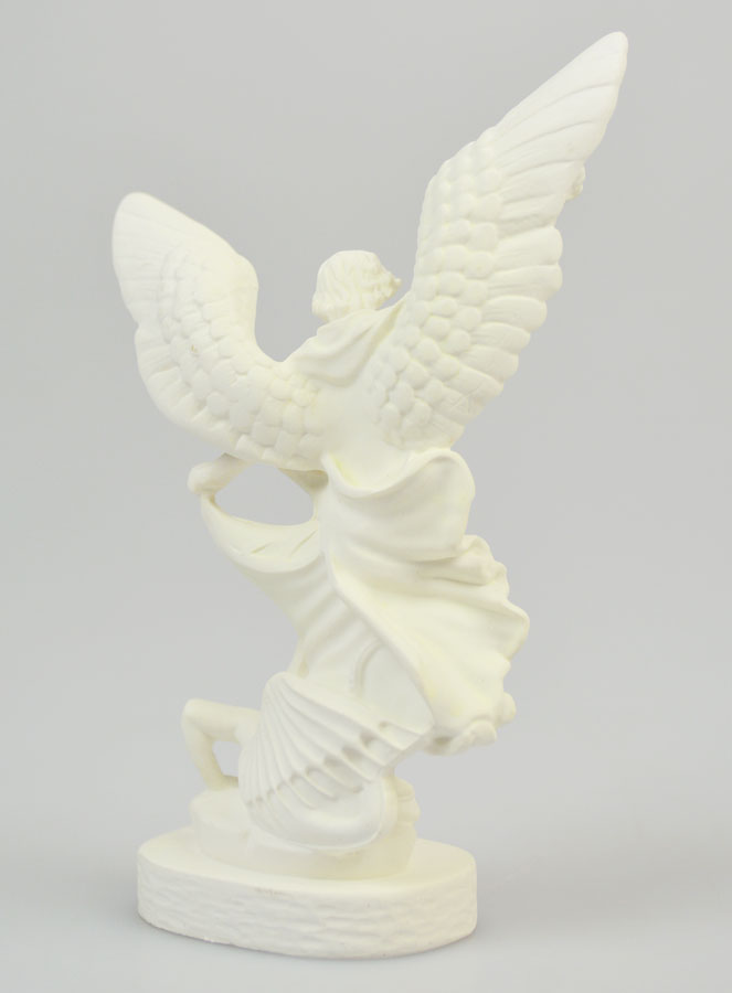 Estatua de San Miguel Arcángel en resina fosforescente - 12 cm (pic 4)