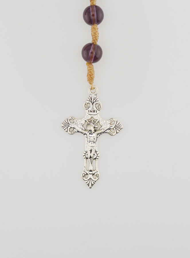 Rosario de la Medalla Milagrosa - Cristal Amatista (pic 3)