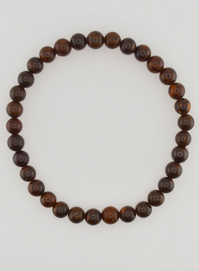 Pulsera en Piedra Natural de roca de Opalo - 6 mm (pic 1)