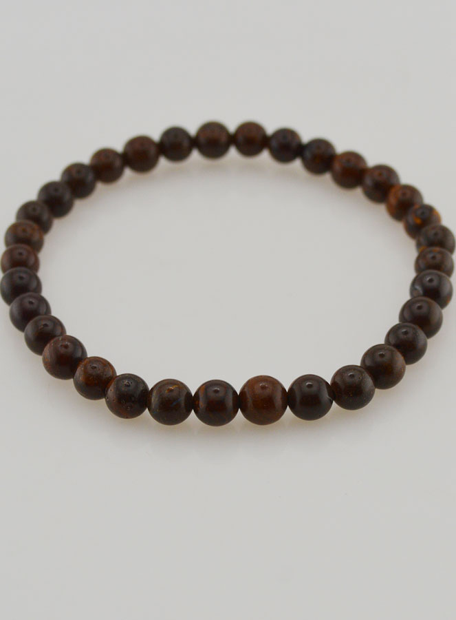 Pulsera en Piedra Natural de roca de Opalo - 6 mm (pic 2)