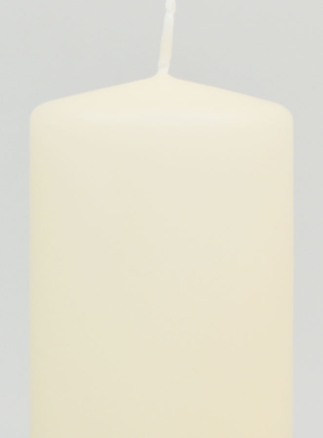 Vela decorativa de mesa de 10 x 6 cm - Marfil (pic 3)