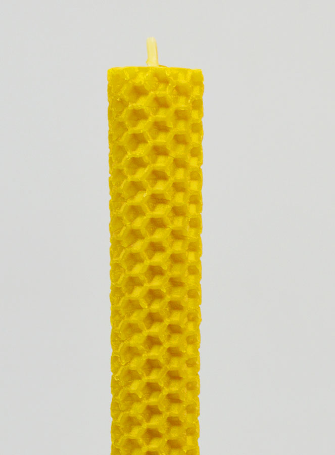 Vela de cera de abeja 100 % natural - 20 cm (pic 3)