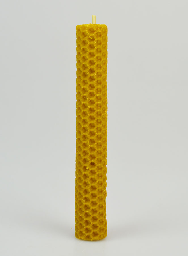 Vela de cera de abeja 100 % natural - 15 cm (pic 1)