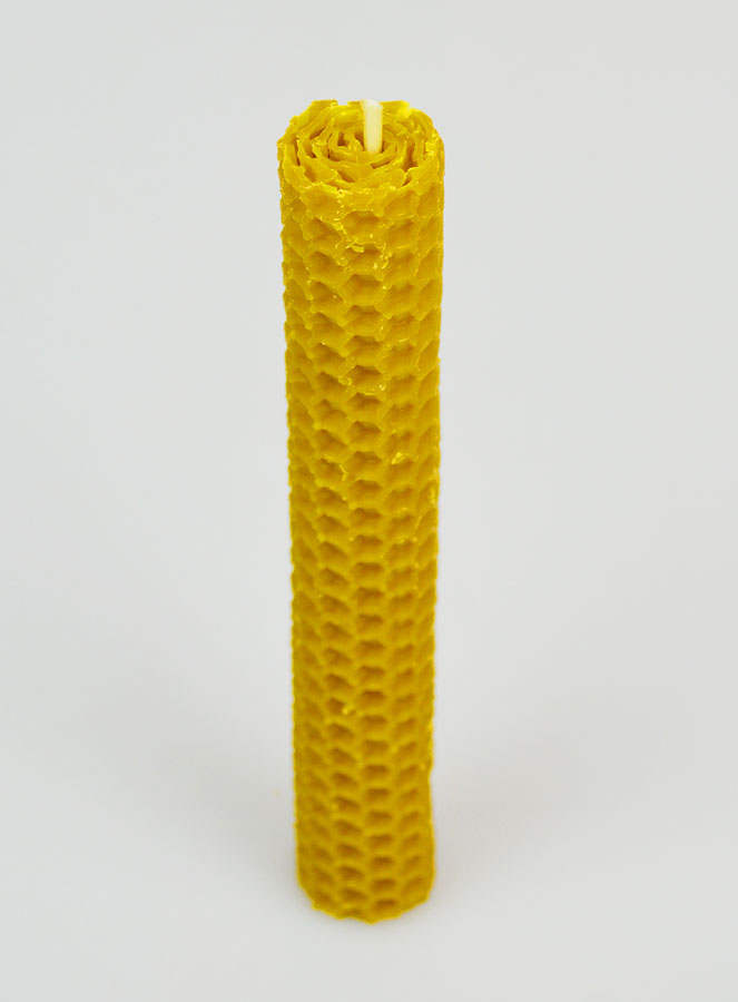 Vela de cera de abeja 100 % natural - 15 cm (pic 2)