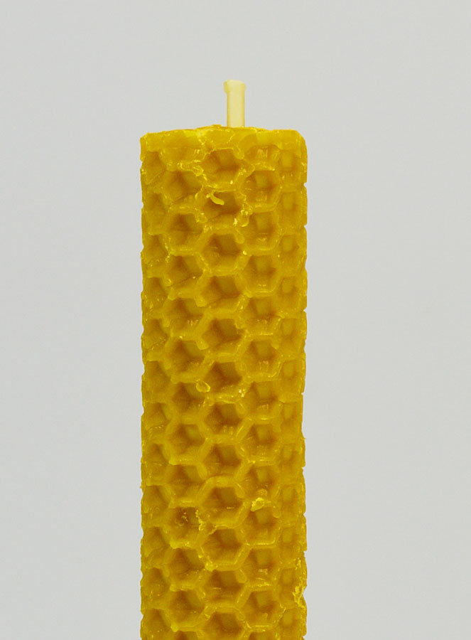 Vela de cera de abeja 100 % natural - 15 cm (pic 3)