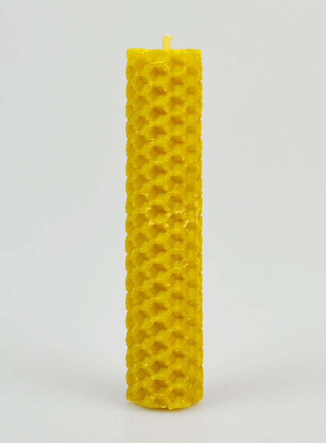 Vela de cera de abeja 100 % natural - 10 cm (pic 1)