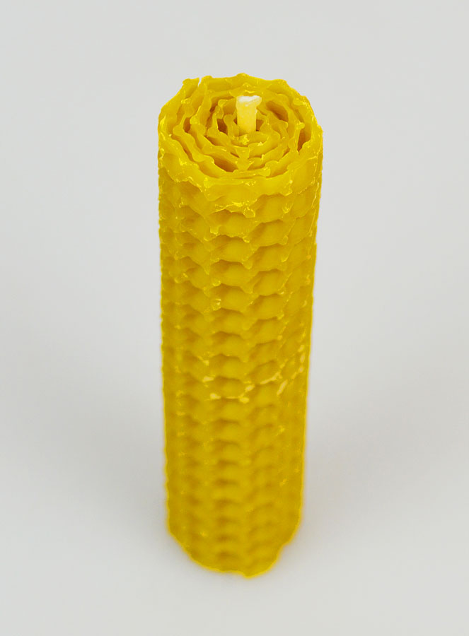 Vela de cera de abeja 100 % natural - 10 cm (pic 2)