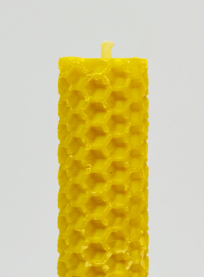 Vela de cera de abeja 100 % natural - 10 cm (pic 3)