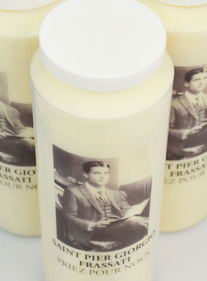 Lote de 3 Velas de Novena a São Pier Giorgio Frassati (pic 4)