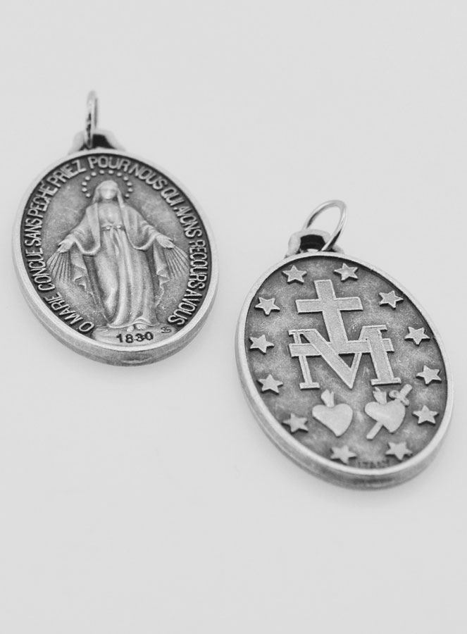 Medalla Milagrosa de 30 mm - Oración en francés (pic 2)