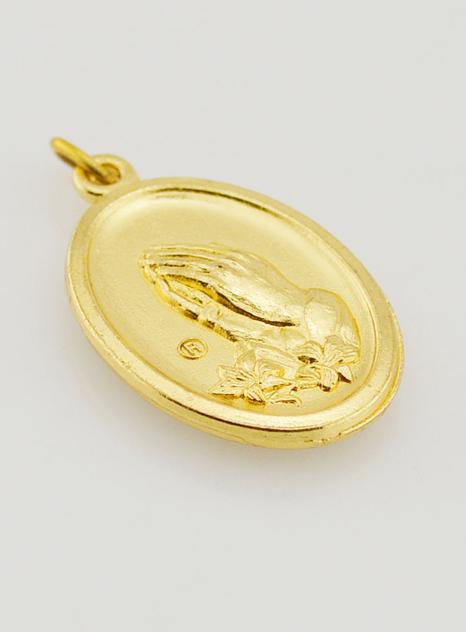 Medalla Milagrosa de la Virgen María en color - 22 mm (pic 4)