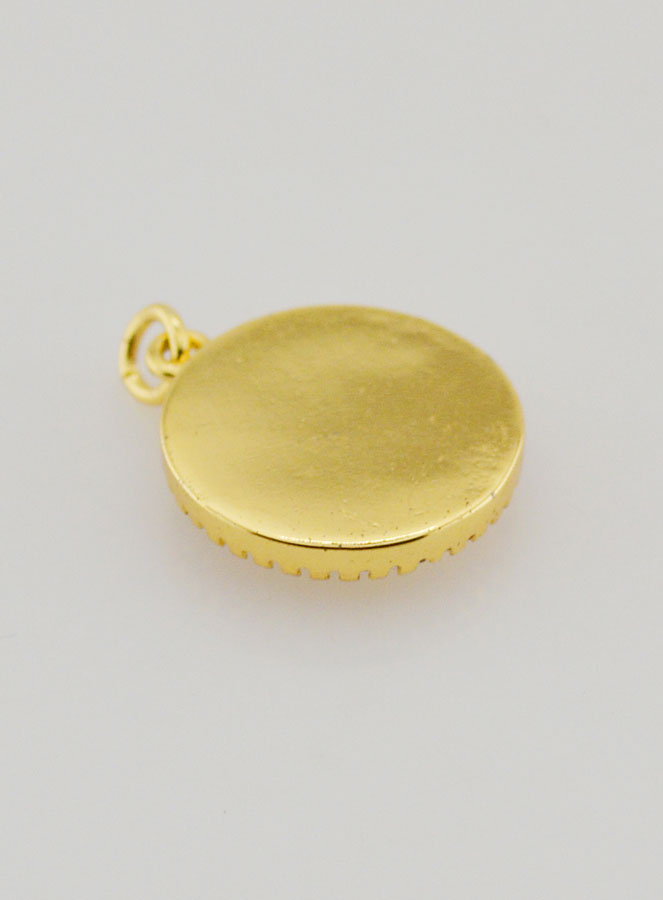 Medalla Milagrosa de la Virgen María en Nácar - 15 mm (pic 4)