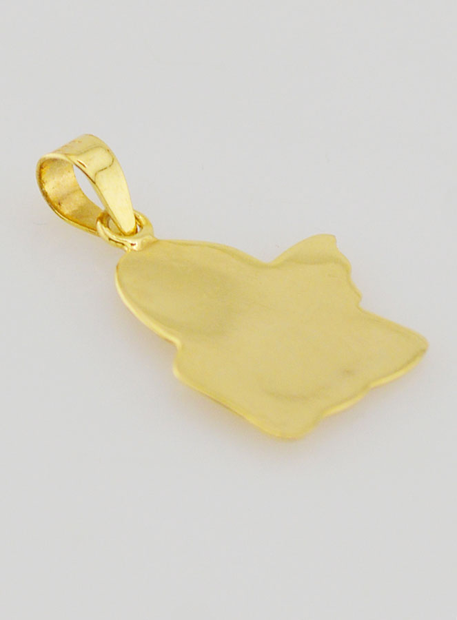 Medalla del Ángel de la Guarda en oro de 375/1000 - 14 mm (pic 4)