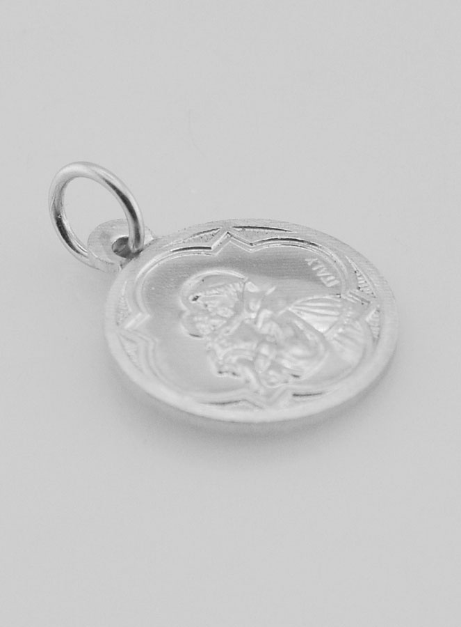 Medalla Milagrosa de la Virgen María en aluminio - 15 mm (pic 4)