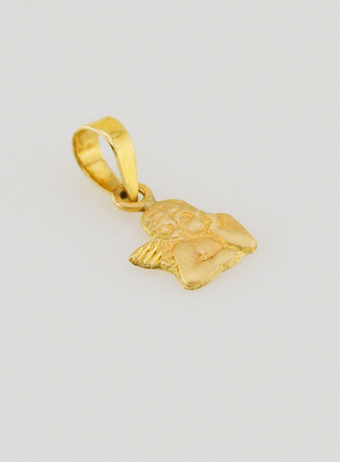 Medalla del Ángel de la Guarda en oro de 375/1000 - 6 mm (pic 3)