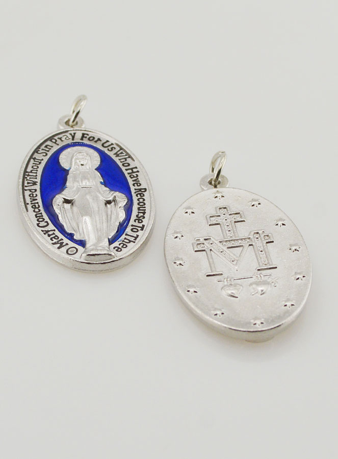 Medalla Milagrosa Azul - 30 mm (pic 2)