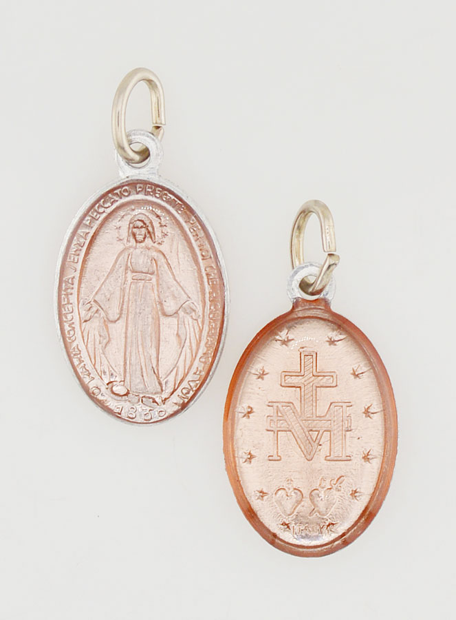 Medalla Milagrosa Rosa - 18 mm (pic 1)