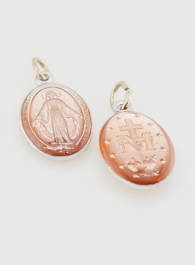 Medalla Milagrosa Rosa - 18 mm (pic 2)