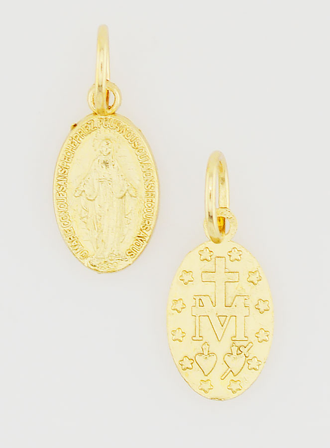 Medalla Milagrosa Dorada Rue du Bac - 12 mm (pic 1)