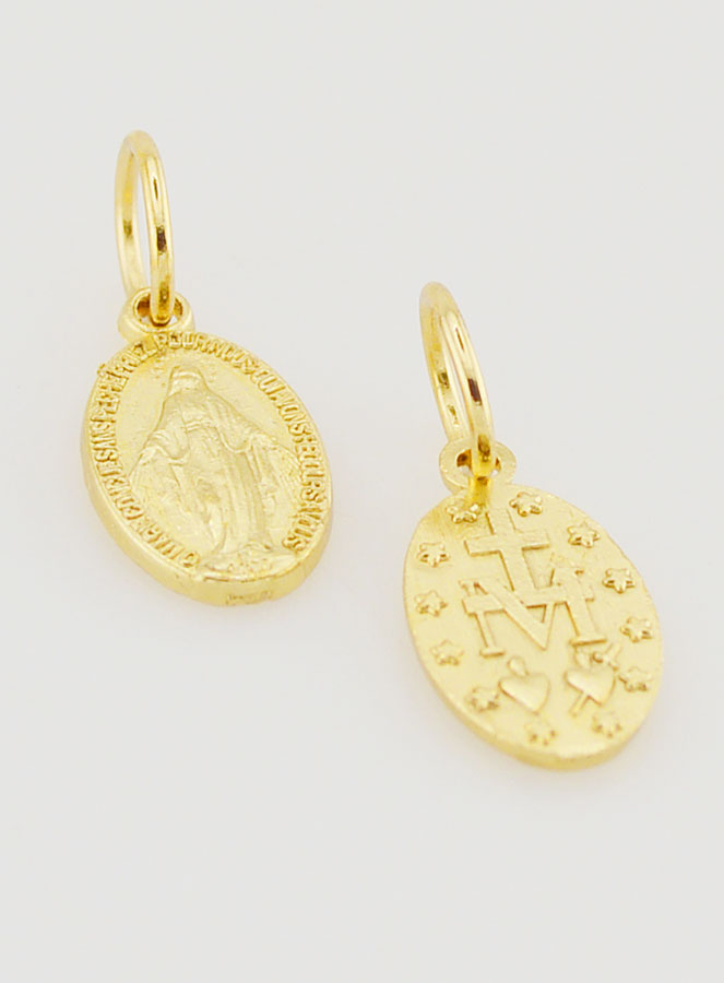 Medalla Milagrosa Dorada Rue du Bac - 12 mm (pic 2)