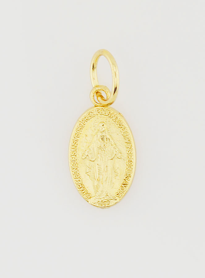 Medalla Milagrosa Dorada Rue du Bac - 12 mm (pic 3)