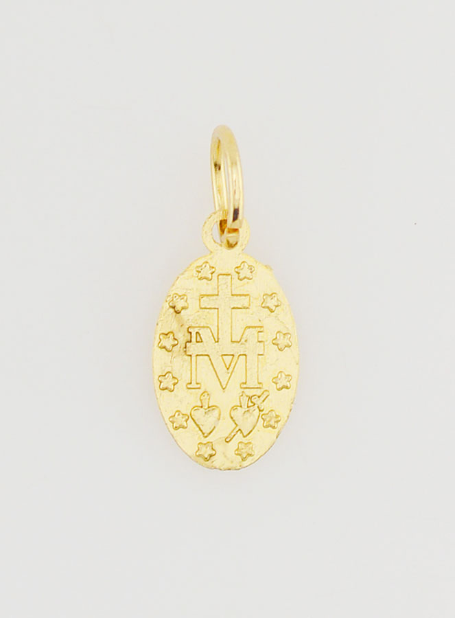 Medalla Milagrosa Dorada Rue du Bac - 12 mm (pic 4)