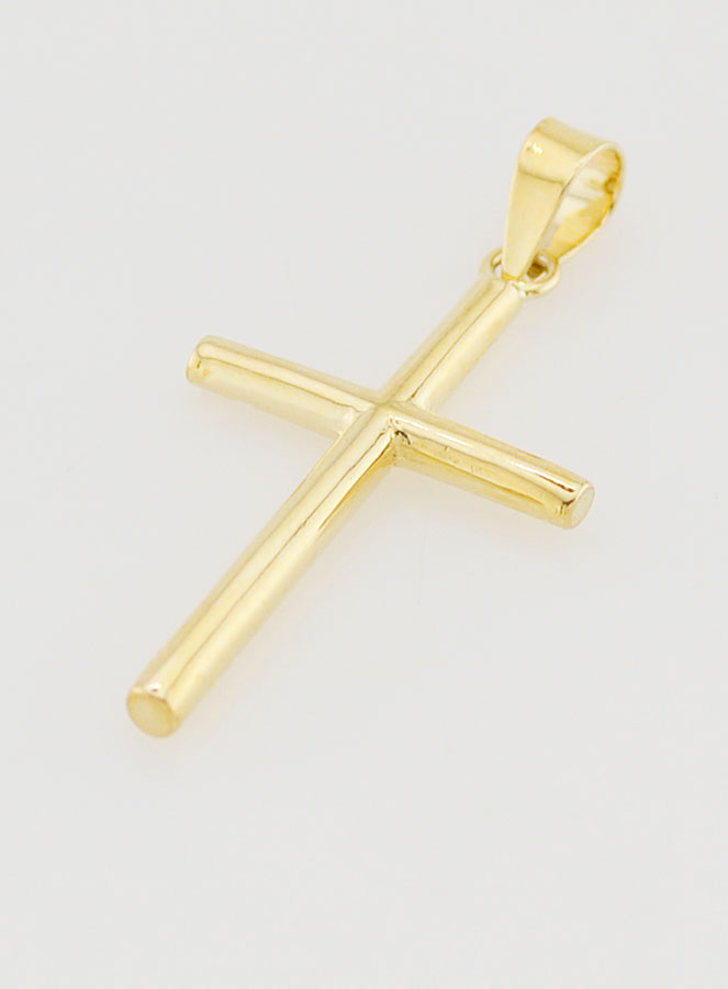 Colgante de cruz de 21 mm - Oro de 9 quilates (pic 4)