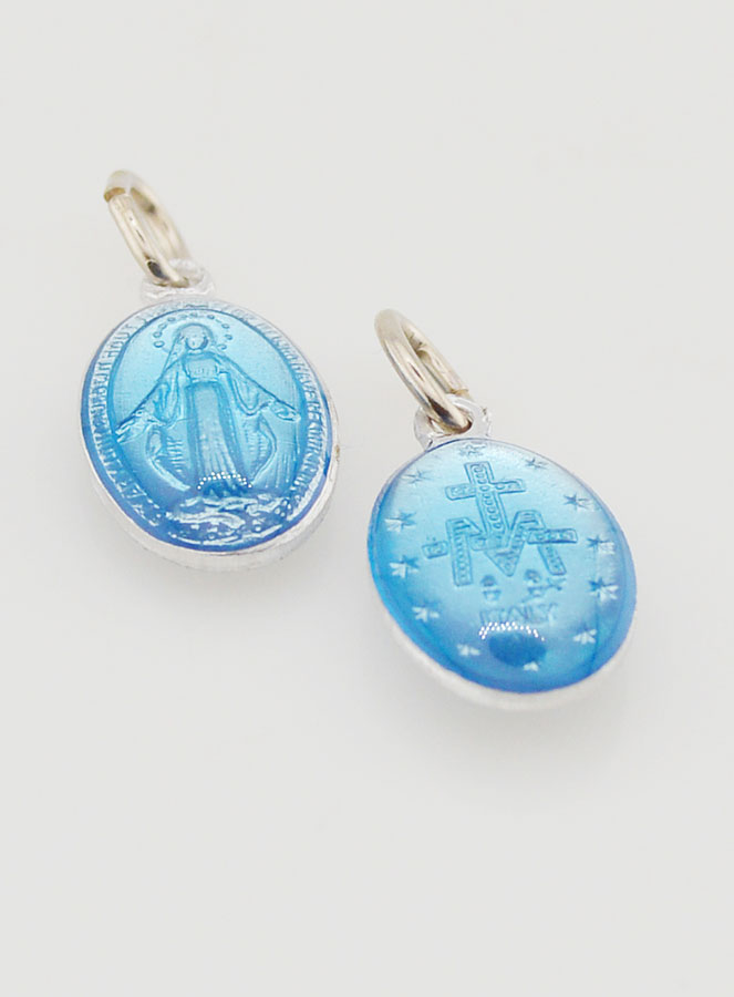 Medalla Milagrosa Azul - 14 mm (pic 2)