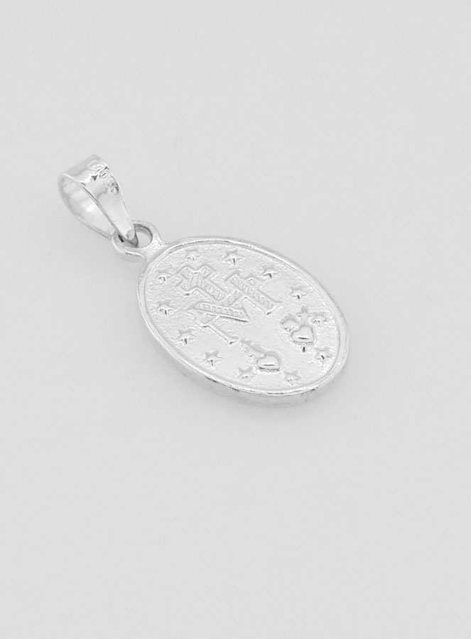 Medalla Milagrosa de la Rue du Bac en Plata - 13 mm (pic 4)