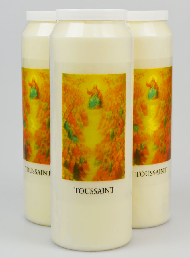 3 velas de novena para el Día de Todos los Santos (pic 1)