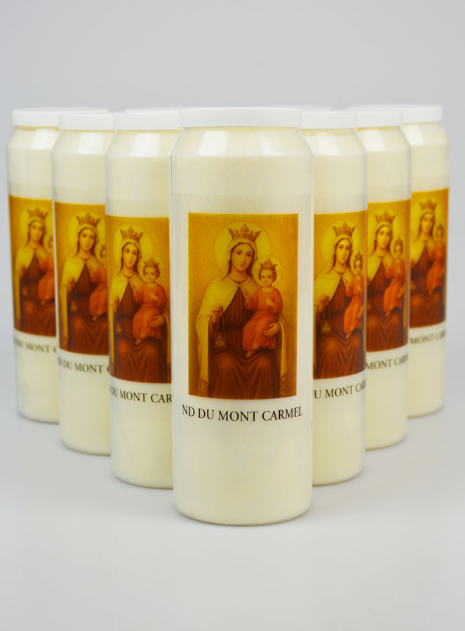 10 velas de novena a Nuestra Señora del Monte Carmelo (pic 1)